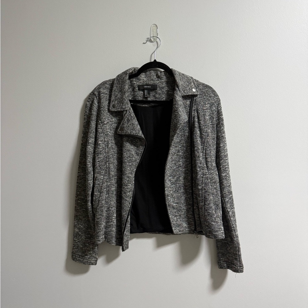 Forever 21 Heather Gray Blazer Size Medium